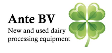 Ante BV — New and used dairy processing equipment